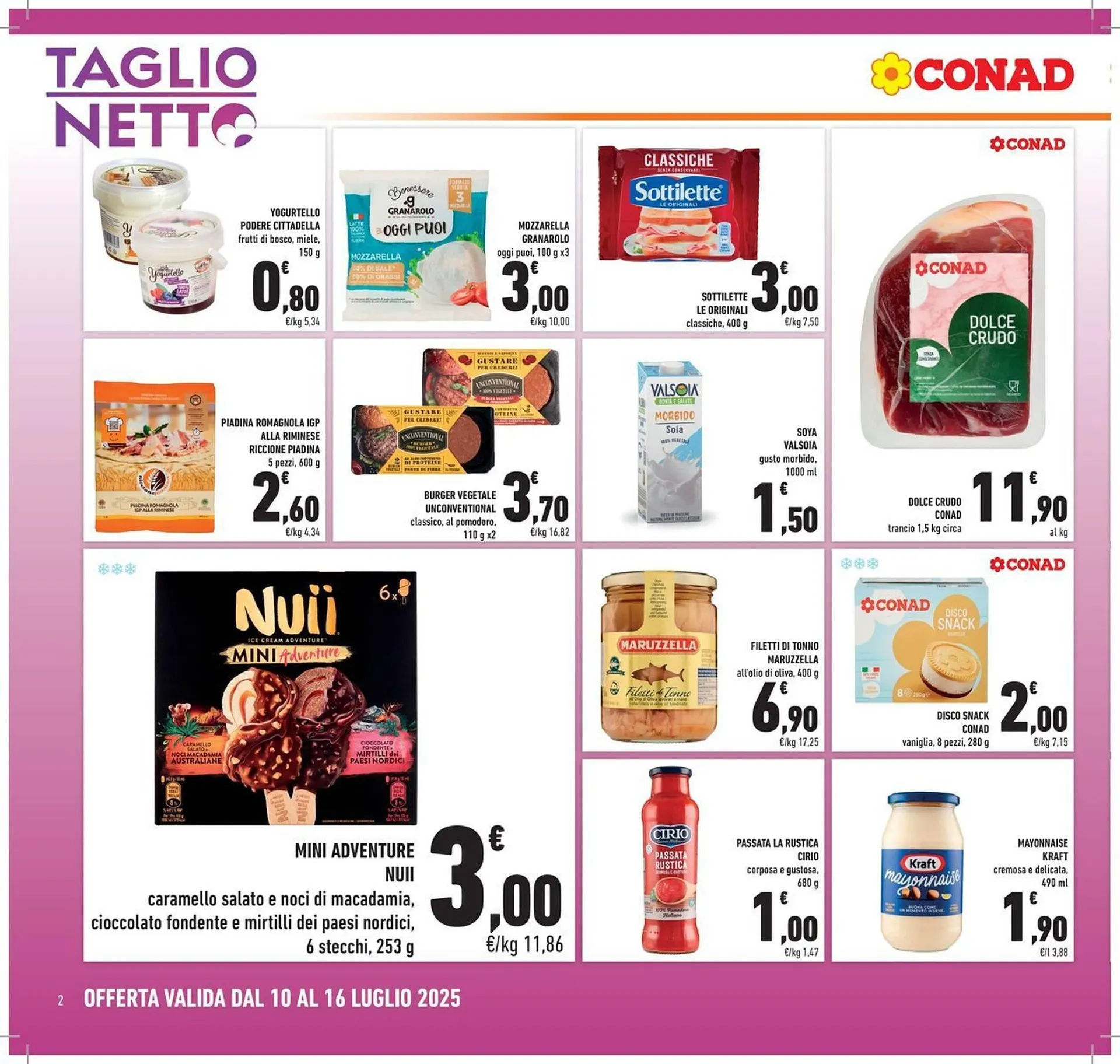 Volantino Conad da 10 luglio a 16 luglio di 2025 - Pagina del volantino 2