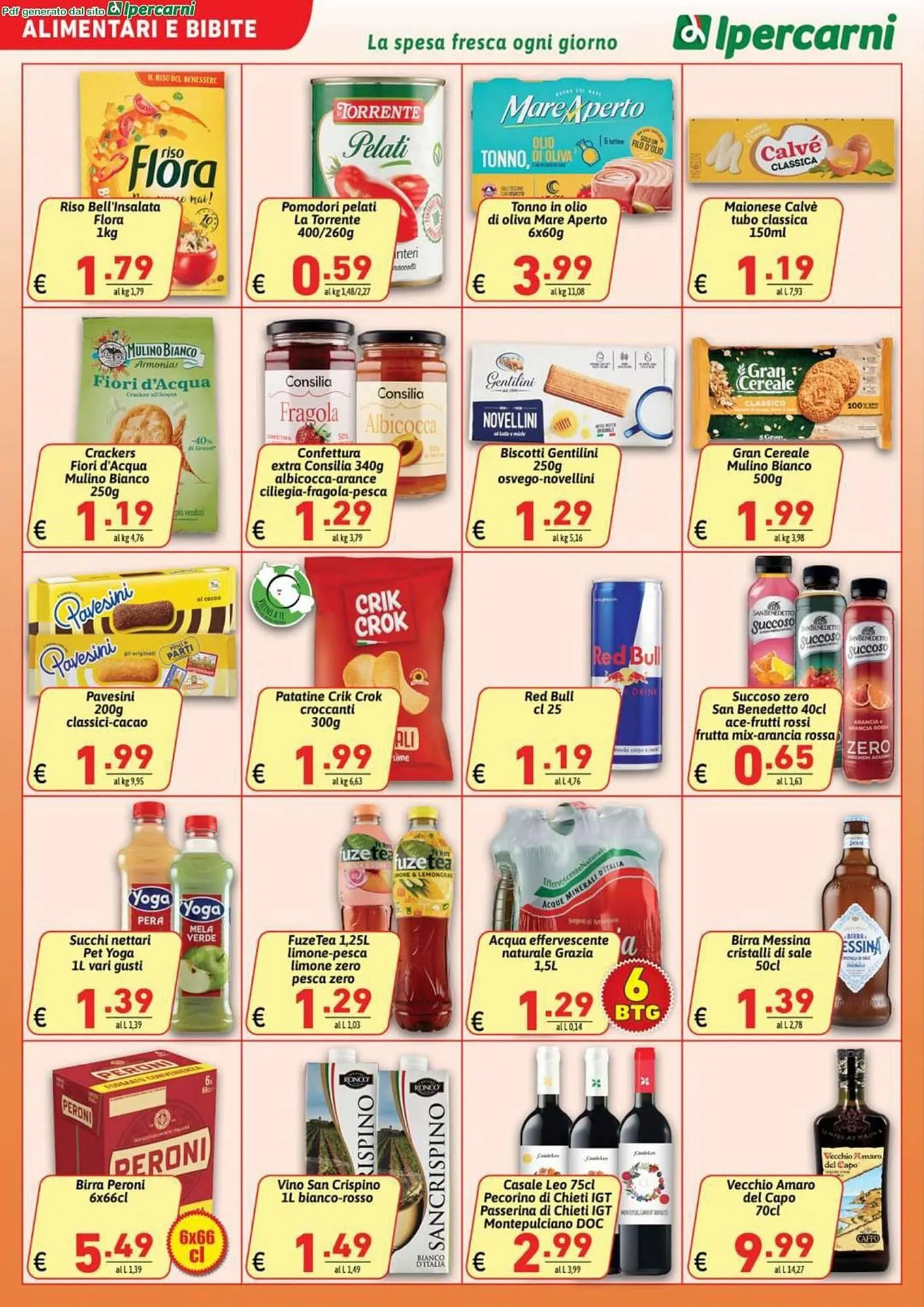 Volantino Ipercarni da 25 luglio a 5 agosto di 2025 - Pagina del volantino 14