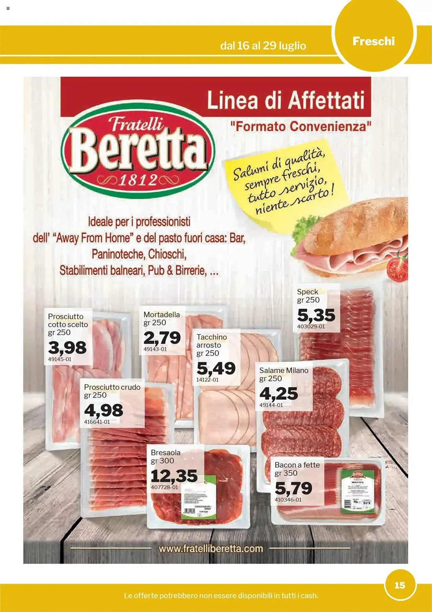 Volantino GrosMarket da 16 luglio a 29 luglio di 2025 - Pagina del volantino 15