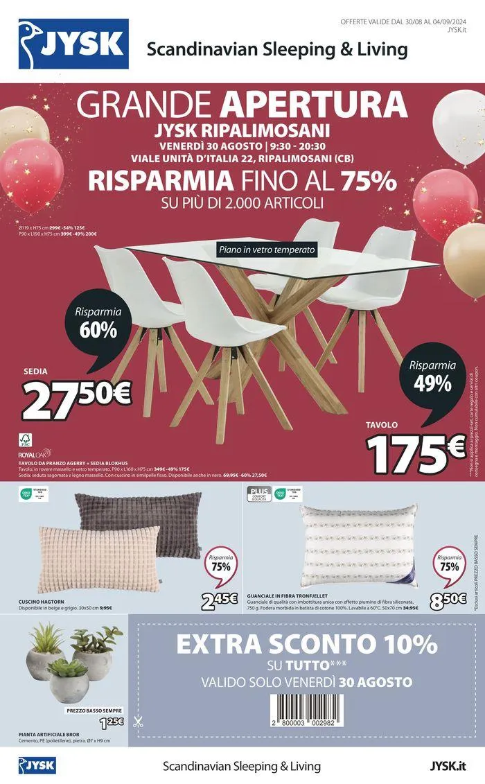 Grande apertura Ripalimosani da 30 agosto a 4 settembre di 2024 - Pagina del volantino 1