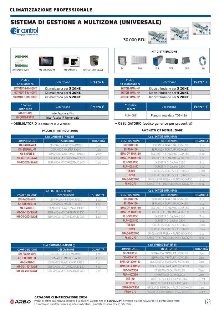 Catalogo climatizzazione 2024 da 17 maggio a 31 dicembre di 2024 - Pagina del volantino 123