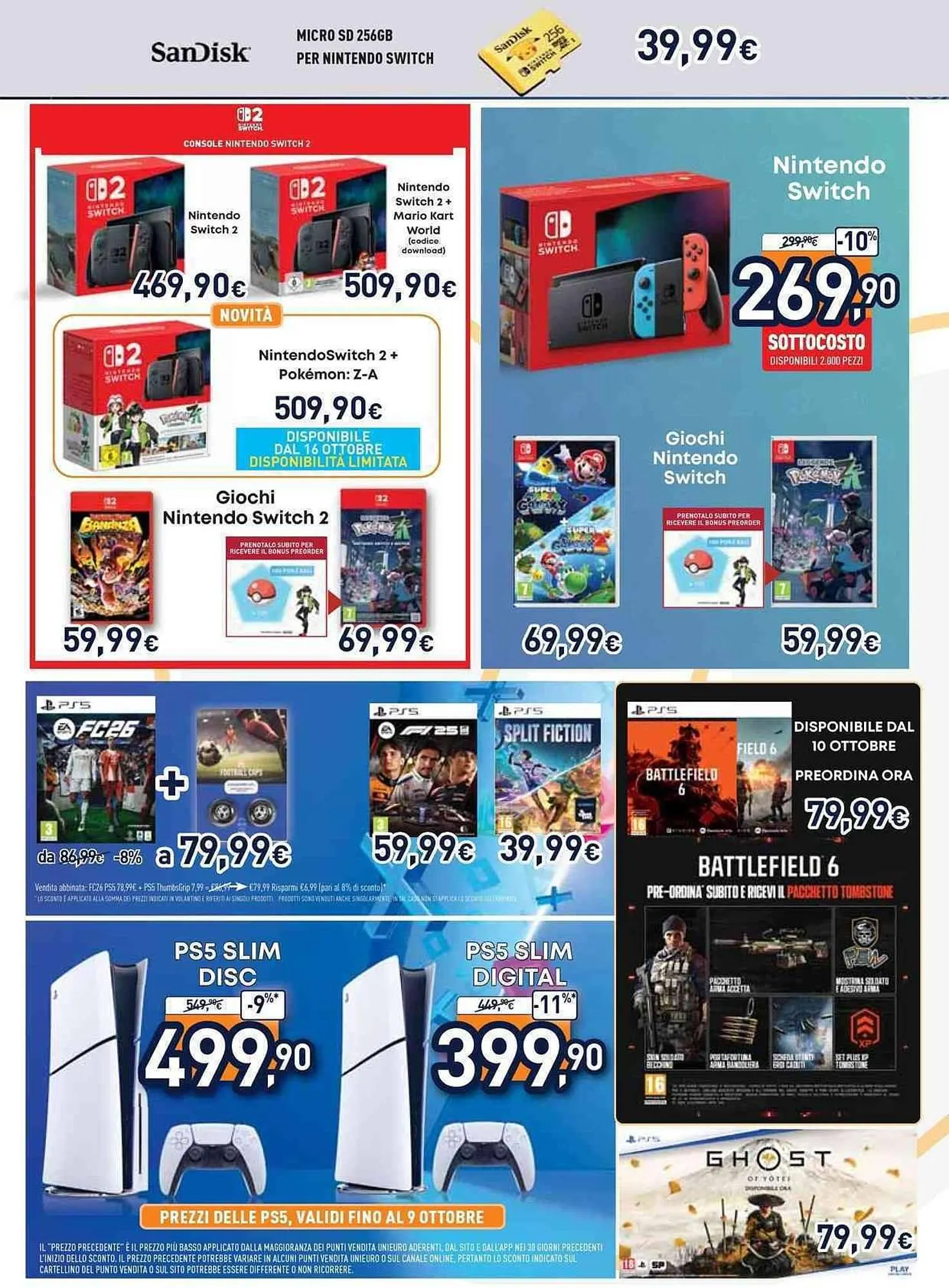 Volantino Unieuro da 3 ottobre a 13 ottobre di 2025 - Pagina del volantino 19