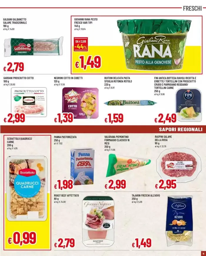 SOTTOCOSTO da 28 marzo a 5 aprile di 2025 - Pagina del volantino 15