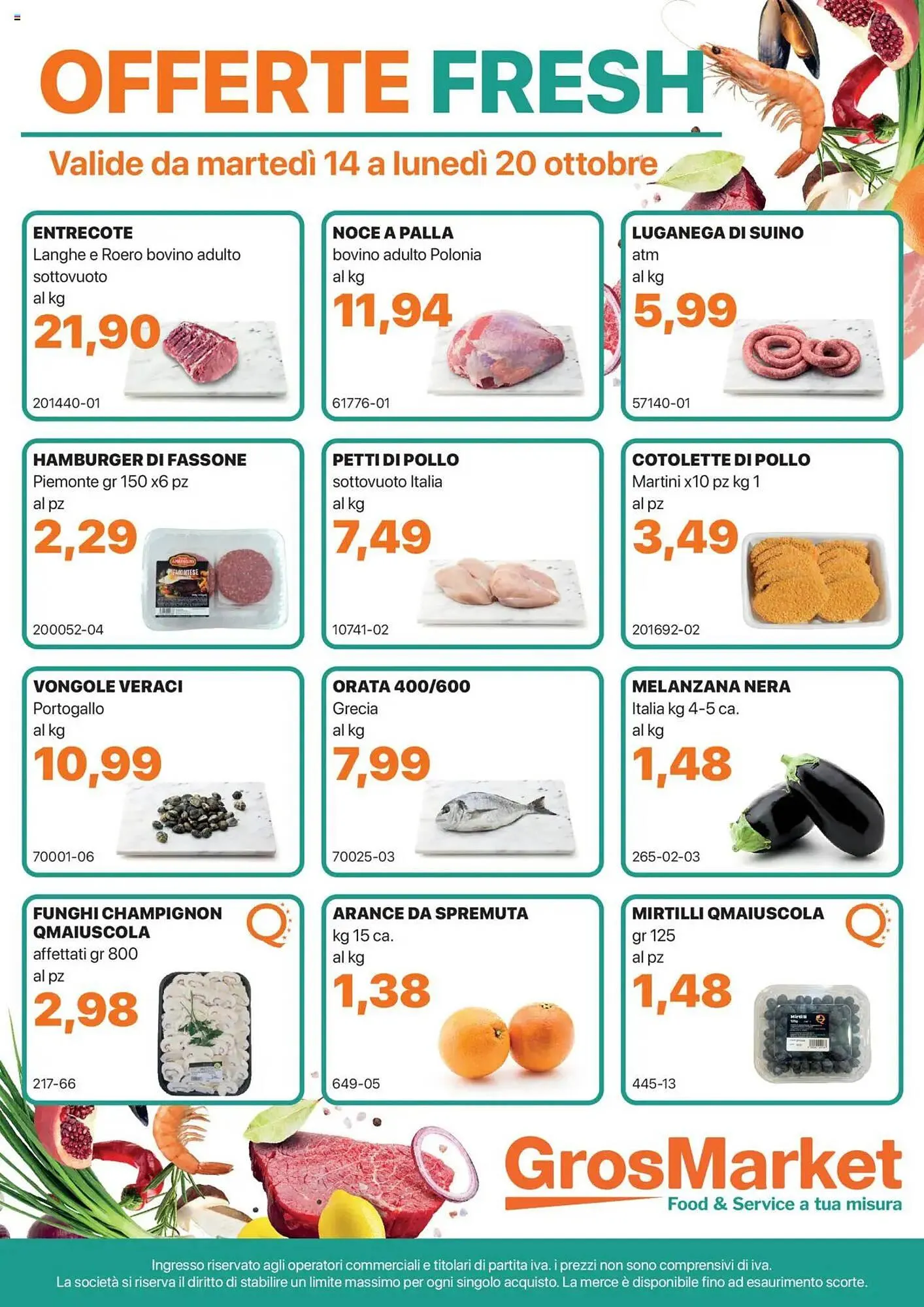 Volantino GrosMarket da 14 ottobre a 20 ottobre di 2025 - Pagina del volantino 1