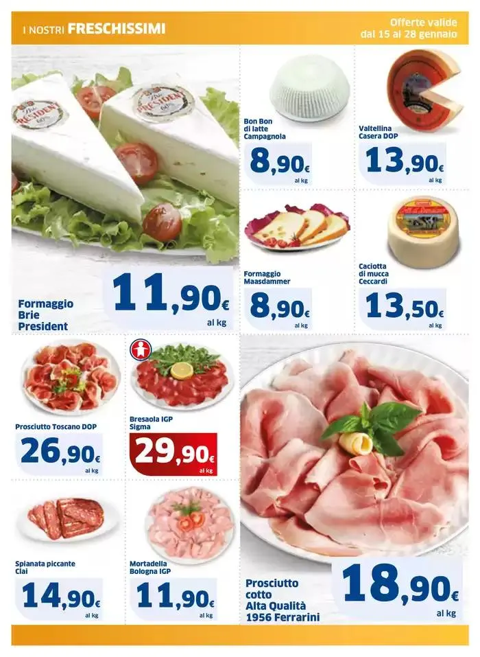 La spesa vola! 50% di sconto da 15 gennaio a 28 gennaio di 2025 - Pagina del volantino 4