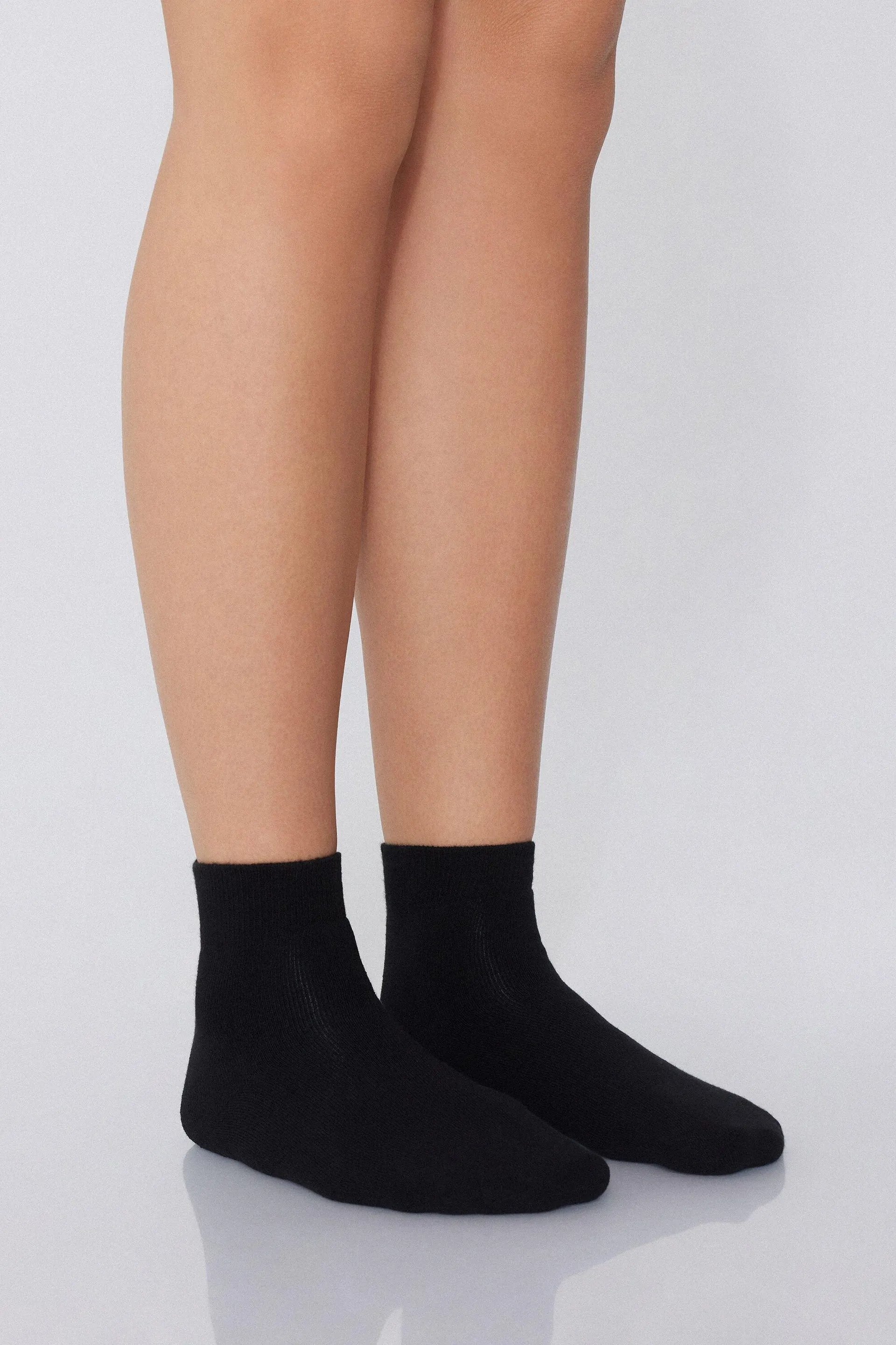 3 Paia Calzini Corti in Cotone Termico Donna