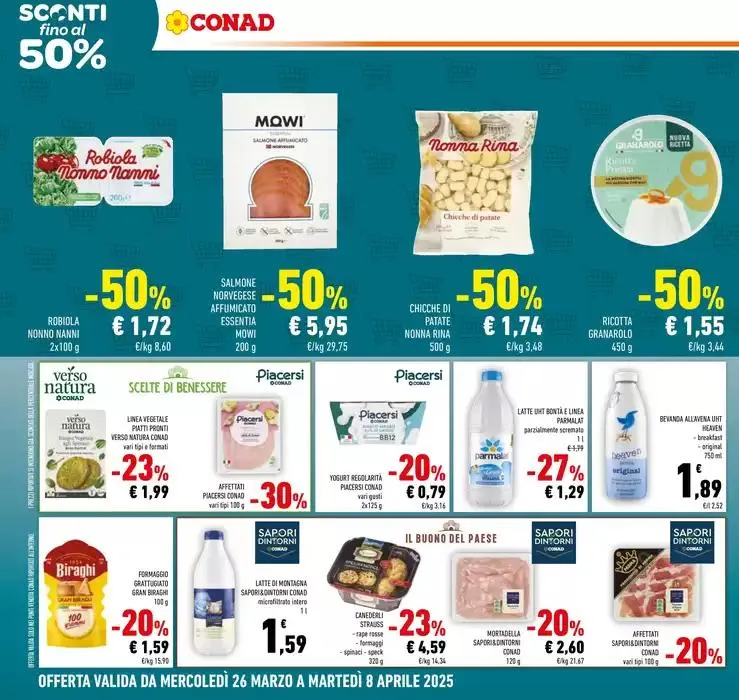 Sconti Fino al 50% da 26 marzo a 8 aprile di 2025 - Pagina del volantino 4
