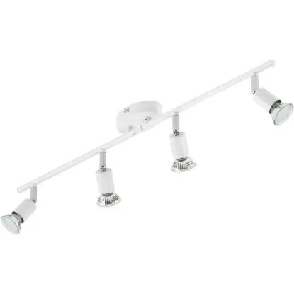 Barra a 4 faretti spot LED Picco bianco 3 W