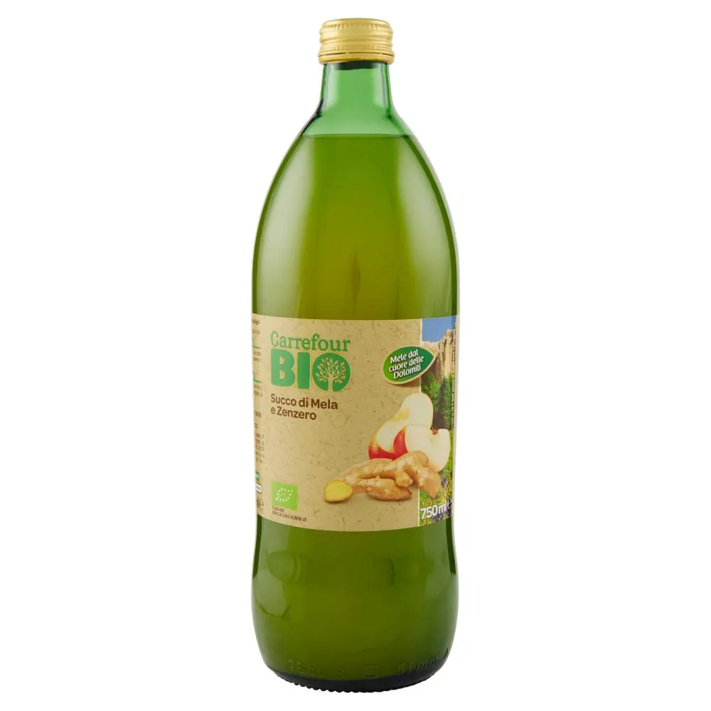 Carrefour Bio Succo di Mela e Zenzero 750 ml