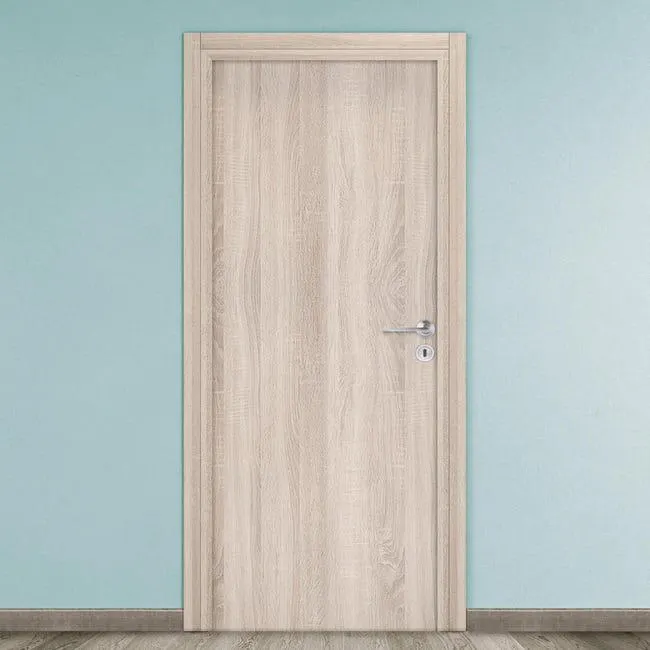 Porta battente Brush rovere cognac L 80 x H 210 cm reversibile Vedi i dettagli del prodotto