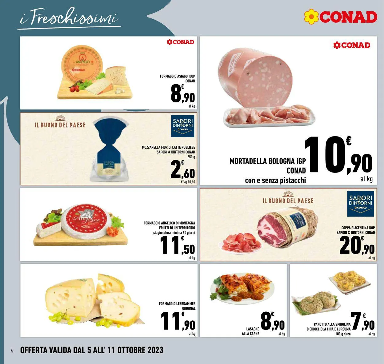 Conad - Milano Volantino attuale da 5 ottobre a 11 ottobre di 2023 - Pagina del volantino 4