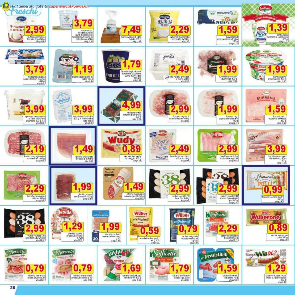 Pewex Volantino attuale da 26 settembre a 7 ottobre di 2025 - Pagina del volantino 20