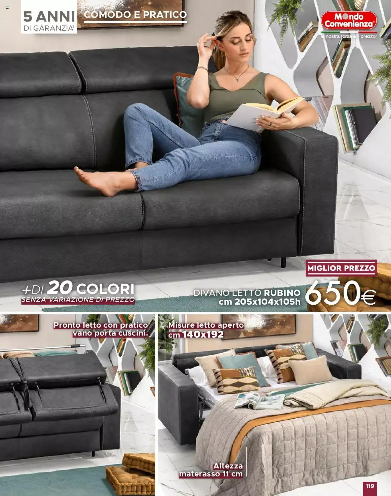 Volantino Mondo Convenienza da 1 ottobre a 31 dicembre di 2023 - Pagina del volantino 121