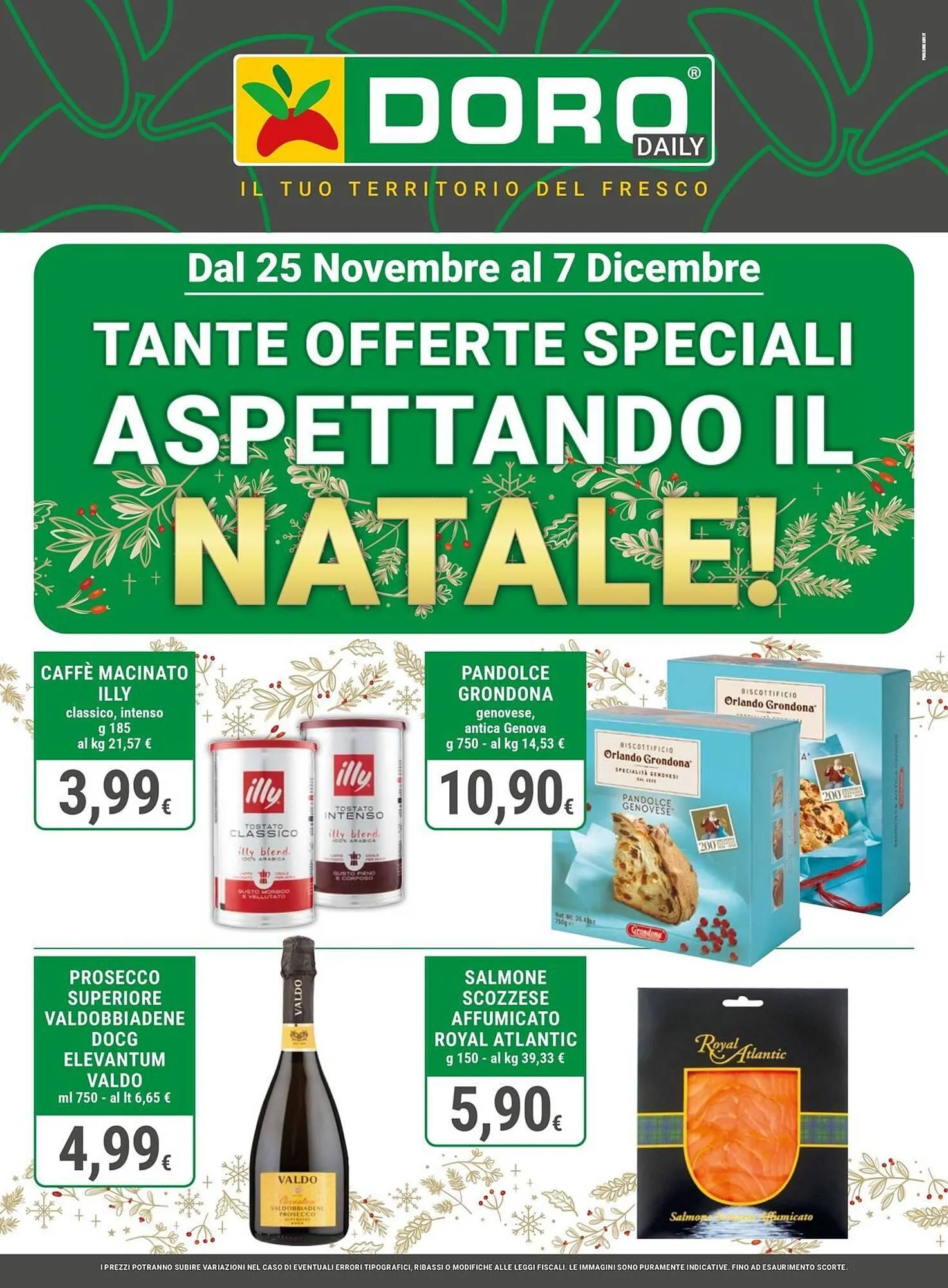 Volantino Doro Daily da 25 novembre a 7 dicembre di 2025 - Pagina del volantino 1