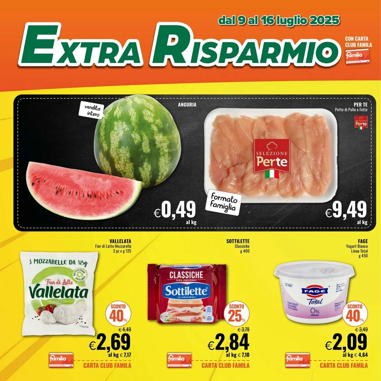 Famila Volantino attuale da 9 luglio a 16 luglio di 2025 - Pagina del volantino 2