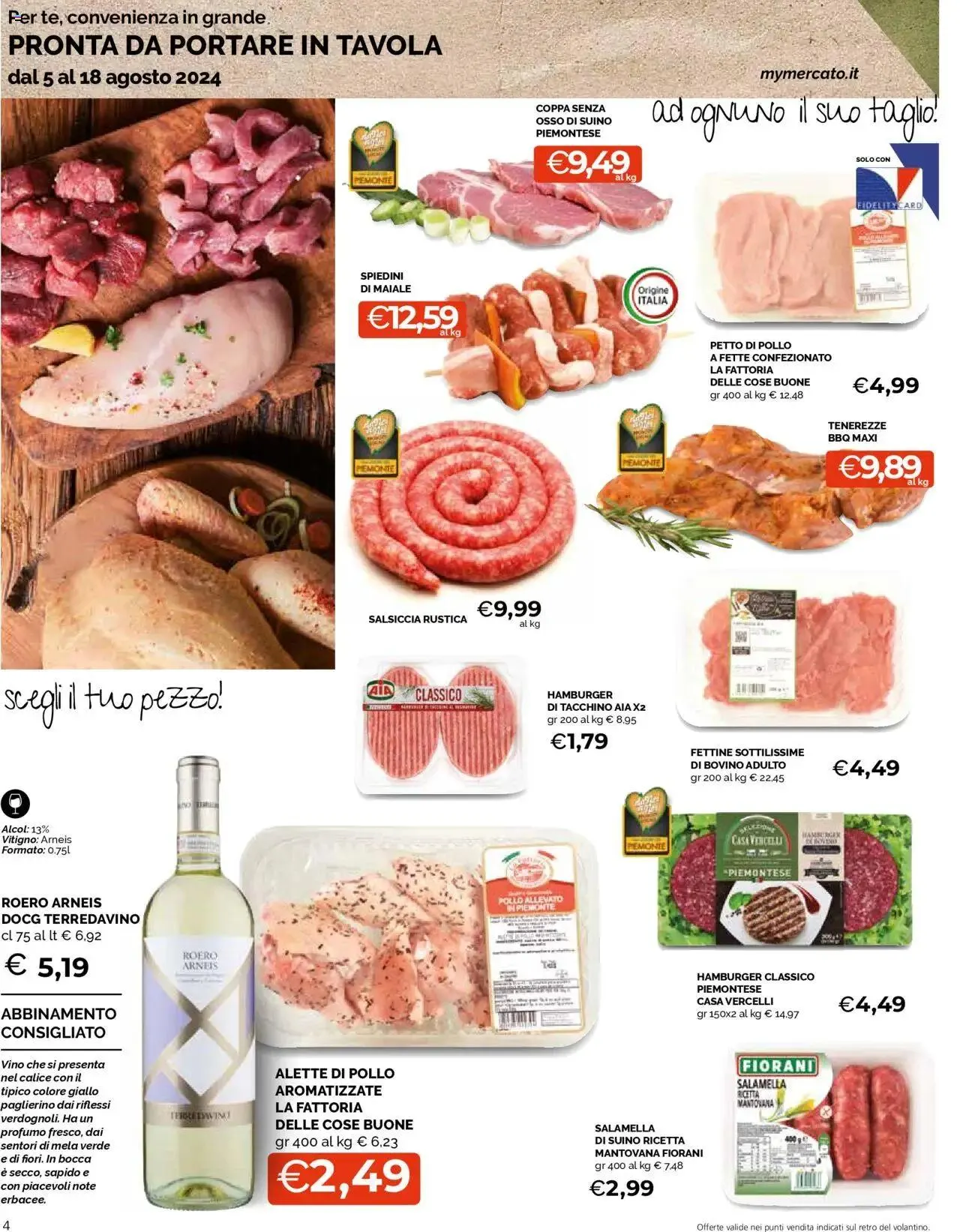 Volantino Mercatò Local da 5 agosto a 18 agosto di 2024 - Pagina del volantino 4