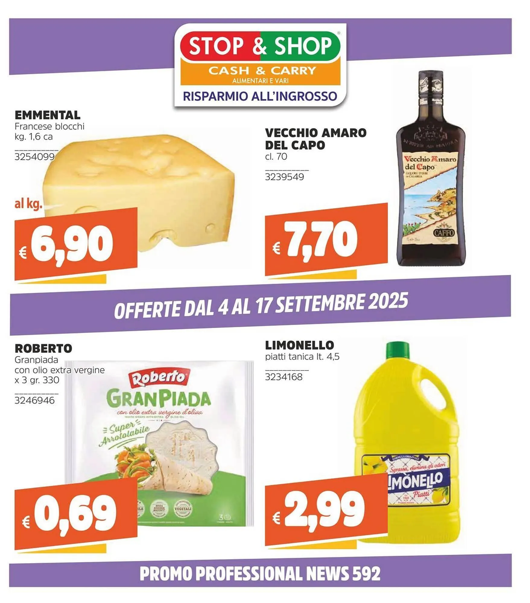 Volantino Stop&Shop da 4 settembre a 17 settembre di 2025 - Pagina del volantino 1