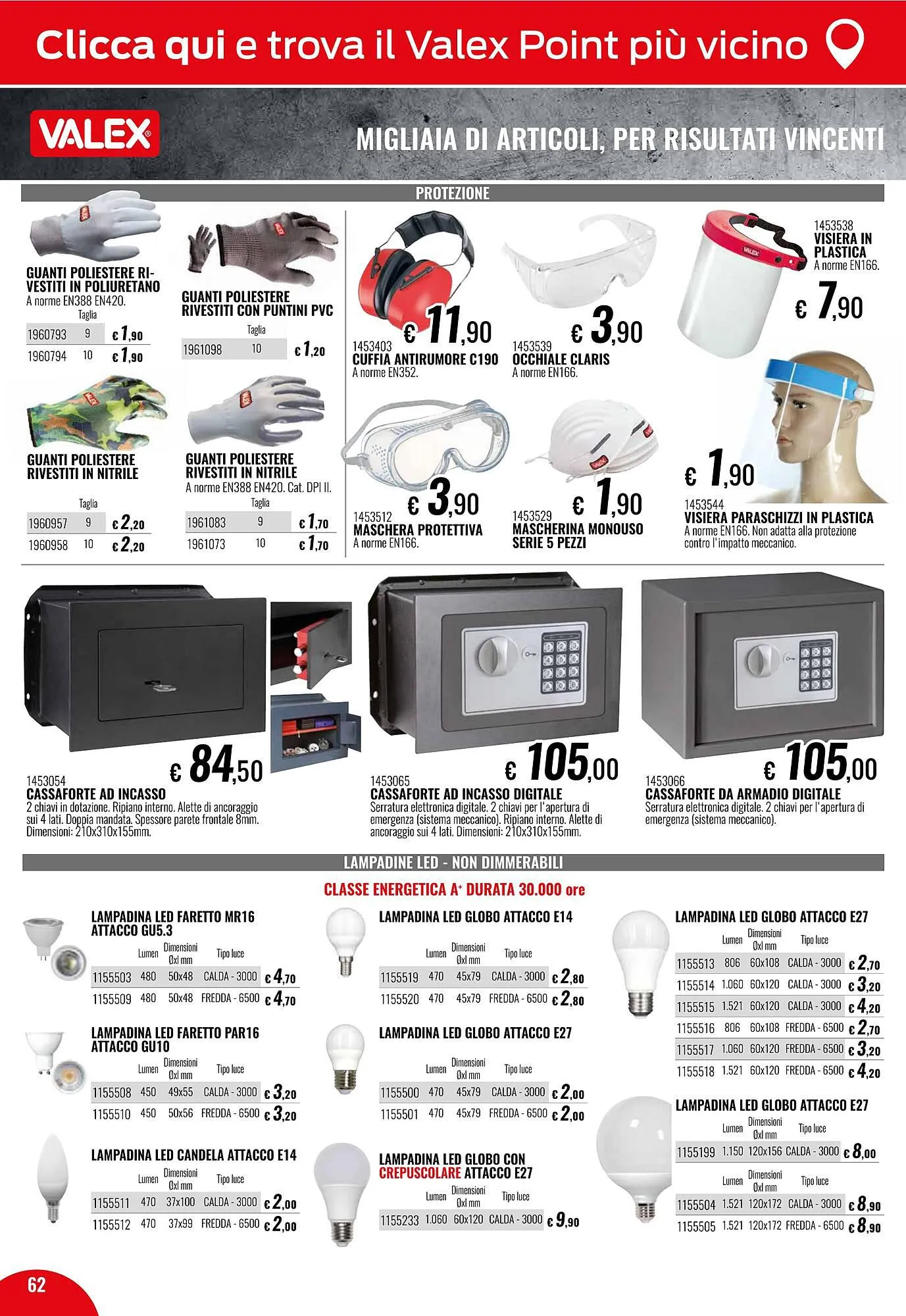 Volantino Valex da 2 gennaio a 2 marzo di 2024 - Pagina del volantino 62