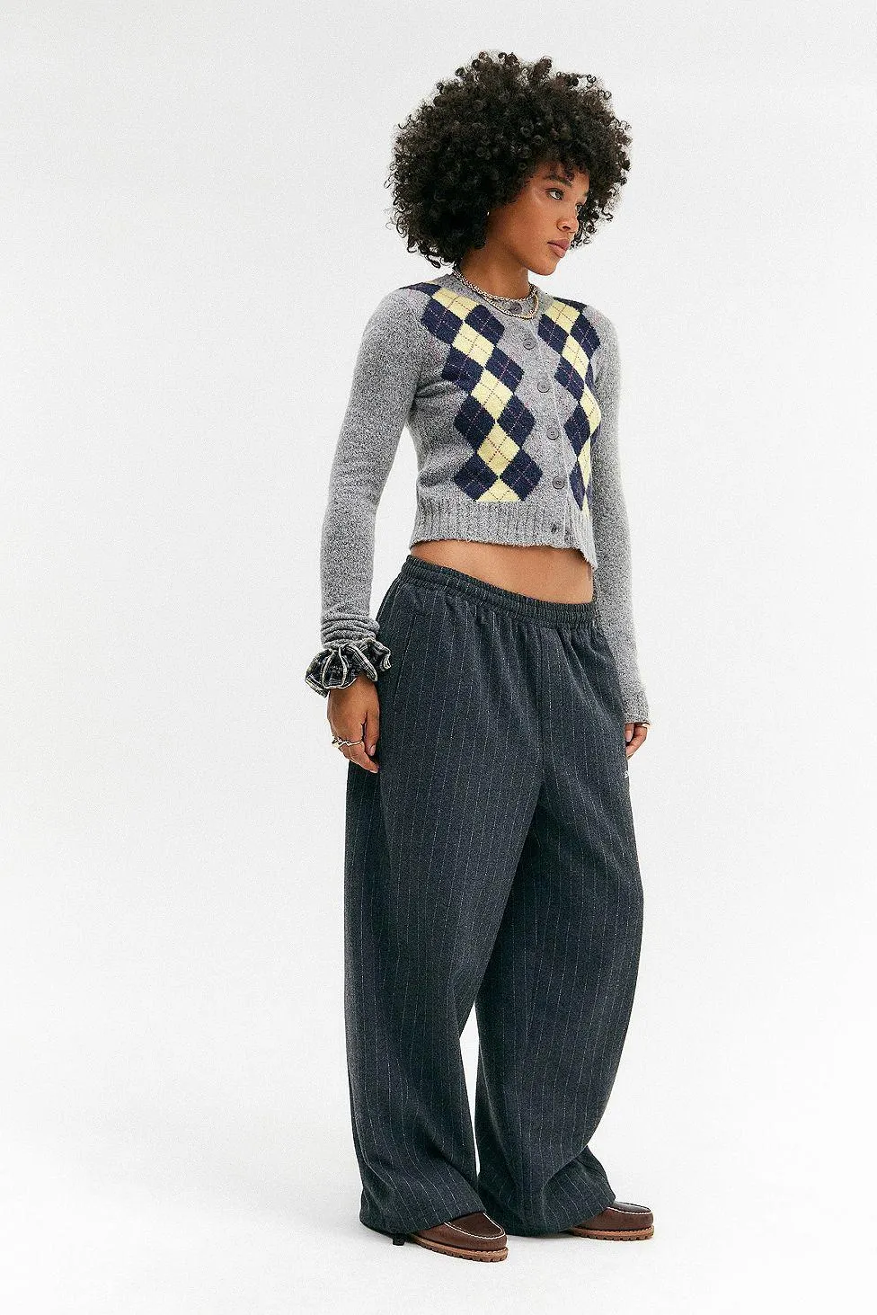 iets frans... Cardigan Argyle Leighton