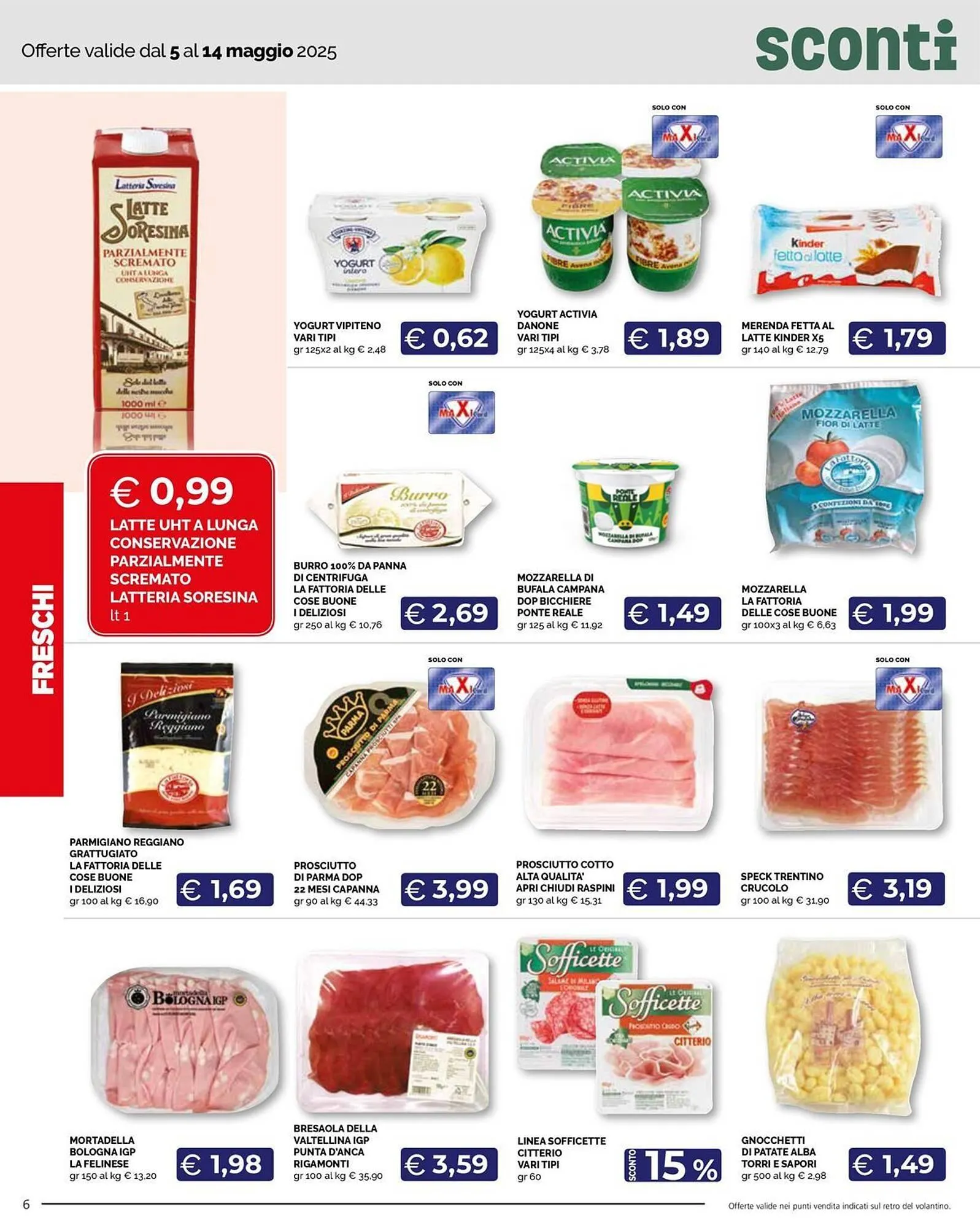Volantino Maxisconto da 5 maggio a 14 maggio di 2025 - Pagina del volantino 6
