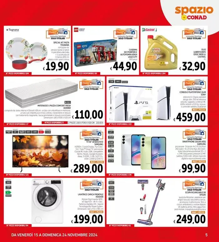Sottocosto da 15 novembre a 24 novembre di 2024 - Pagina del volantino 5