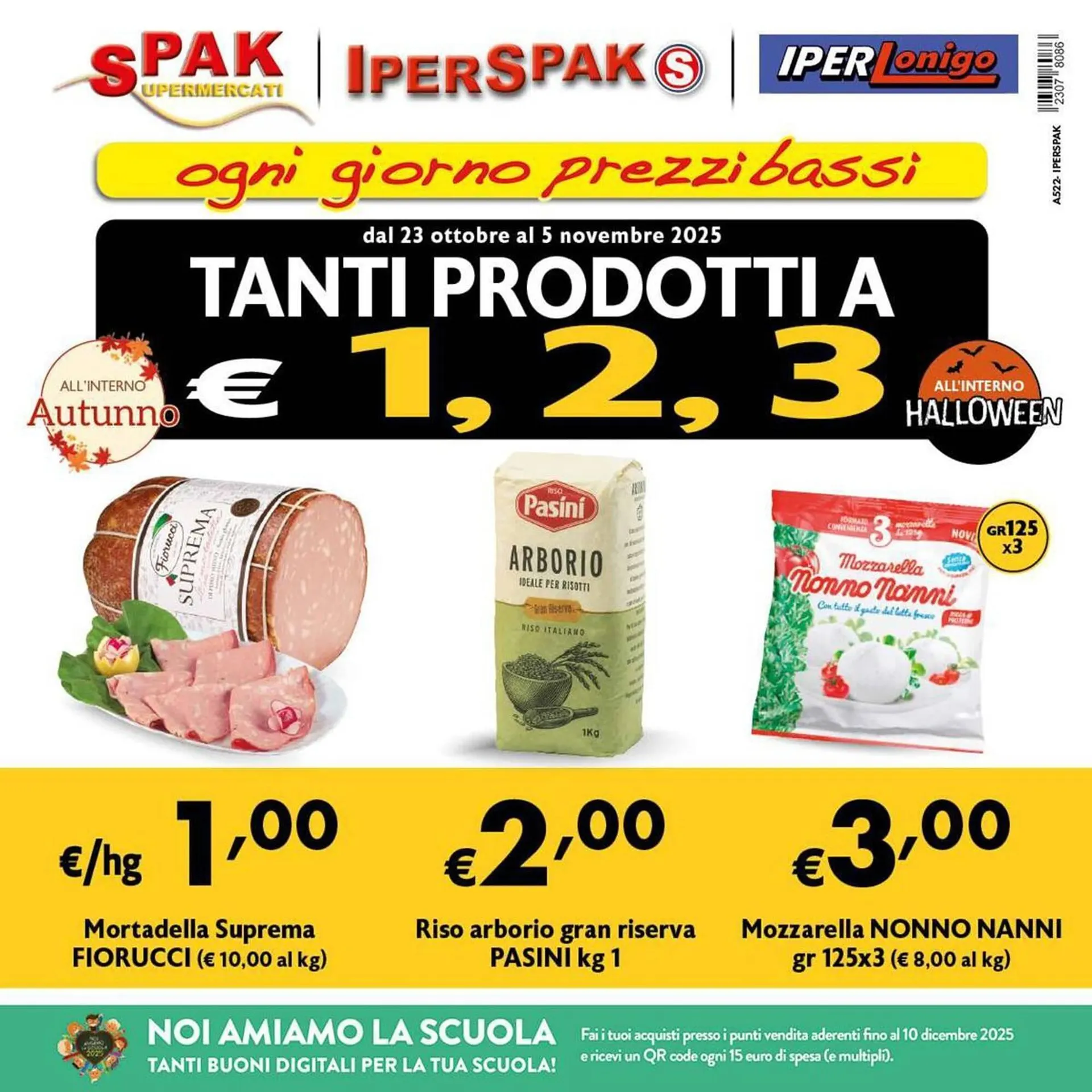 Volantino Spak Supermercati da 23 ottobre a 5 novembre di 2025 - Pagina del volantino 1