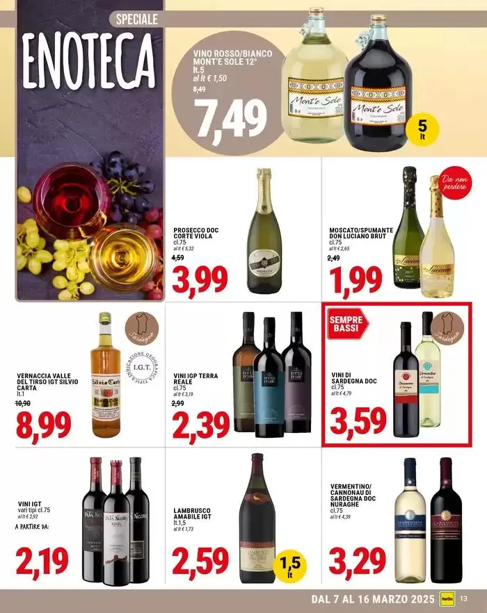 Sotto costo da 7 marzo a 16 marzo di 2025 - Pagina del volantino 13