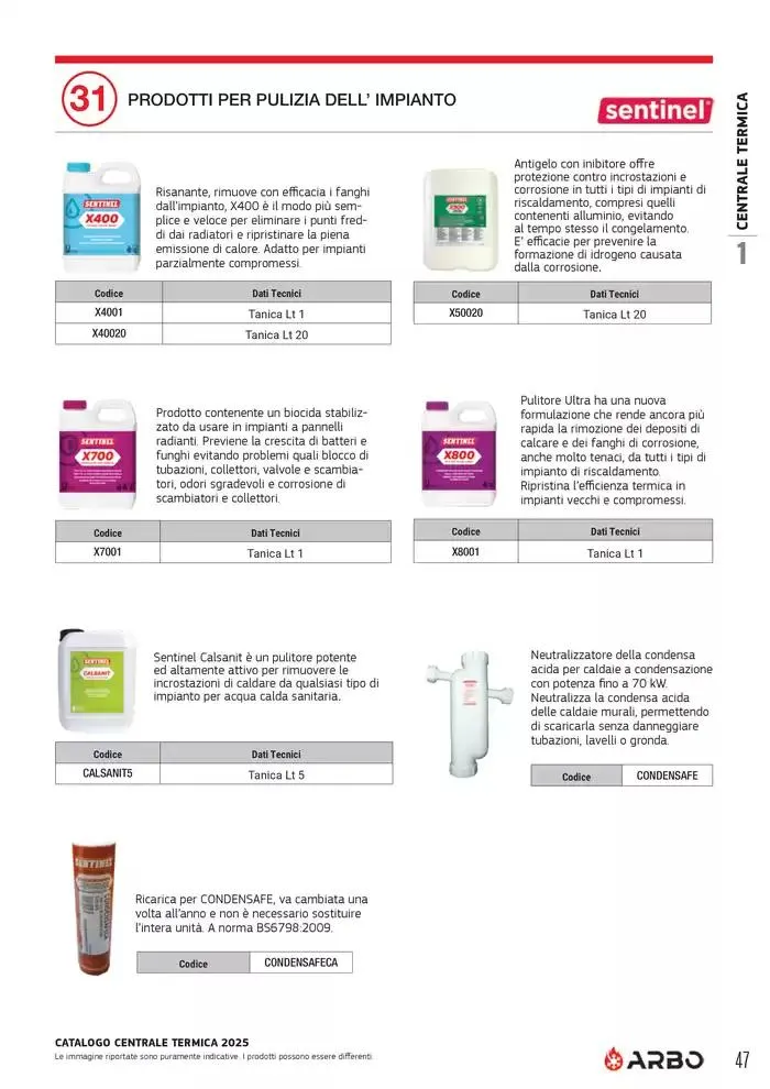 Catalogo Centrale termica 2025  da 8 aprile a 31 dicembre di 2025 - Pagina del volantino 47
