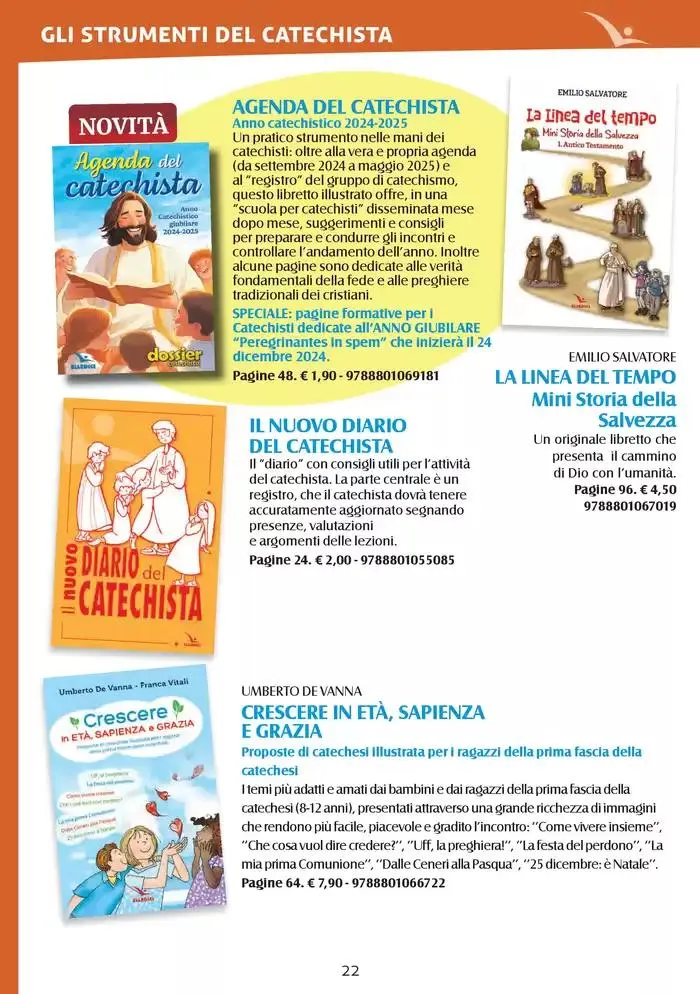  Catechismi & susssidi da 13 gennaio a 31 dicembre di 2025 - Pagina del volantino 22