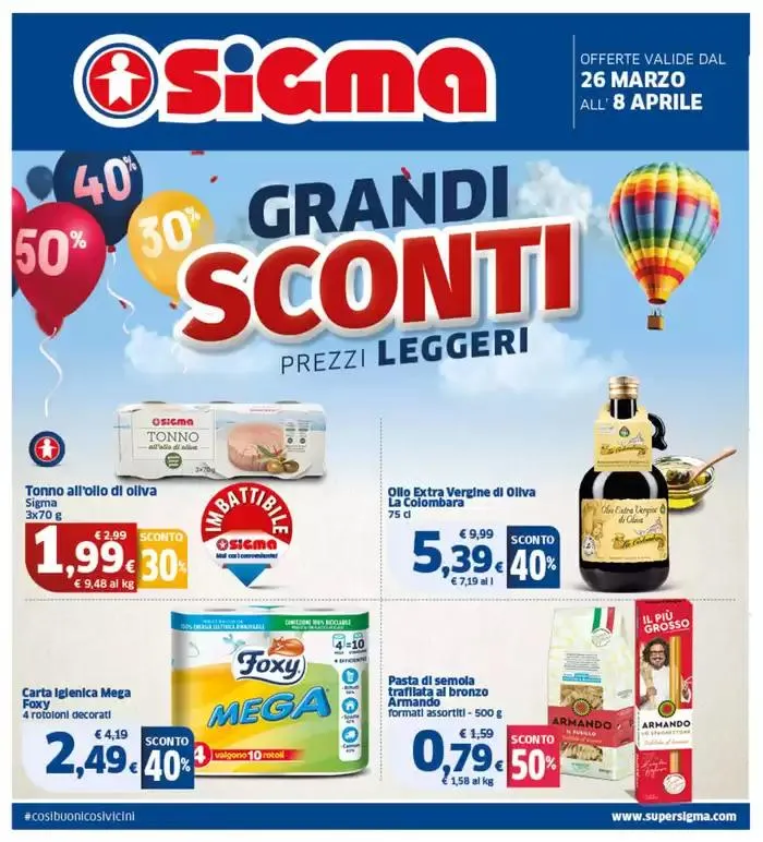 Grandi sconti da 26 marzo a 8 aprile di 2025 - Pagina del volantino 1