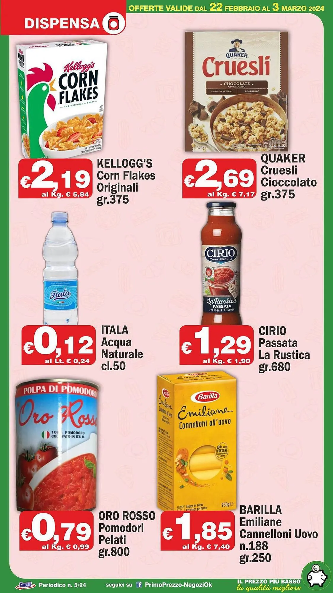 Volantino Primo Prezzo da 22 febbraio a 3 marzo di 2024 - Pagina del volantino 6