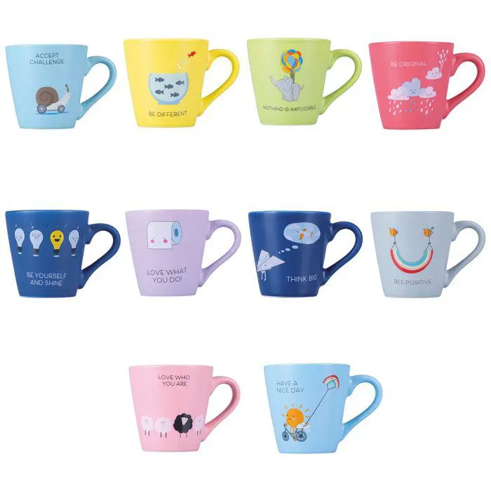 Tazzina caffè 90 ml, Be Positive