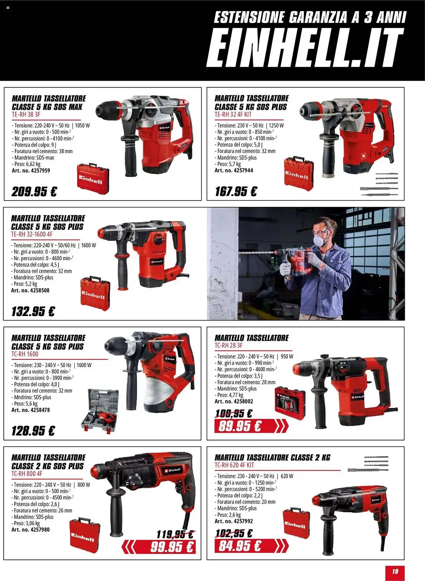 Volantino Einhell da 1 ottobre a 31 gennaio di 2026 - Pagina del volantino 19