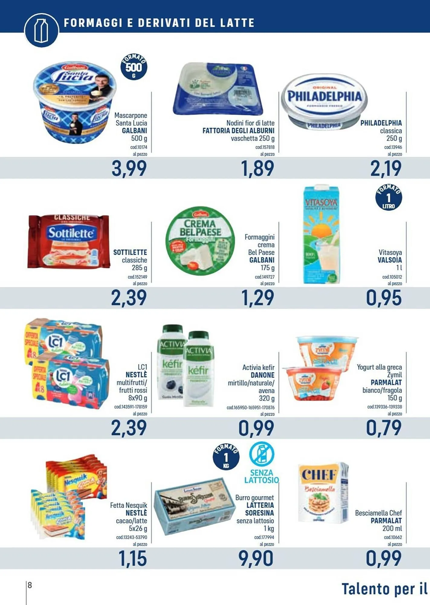 Volantino Talento Professional Store da 27 ottobre a 9 novembre di 2025 - Pagina del volantino 8