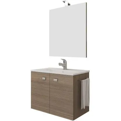Mobile Mini set rovere fumo 60x138,5x36 cm