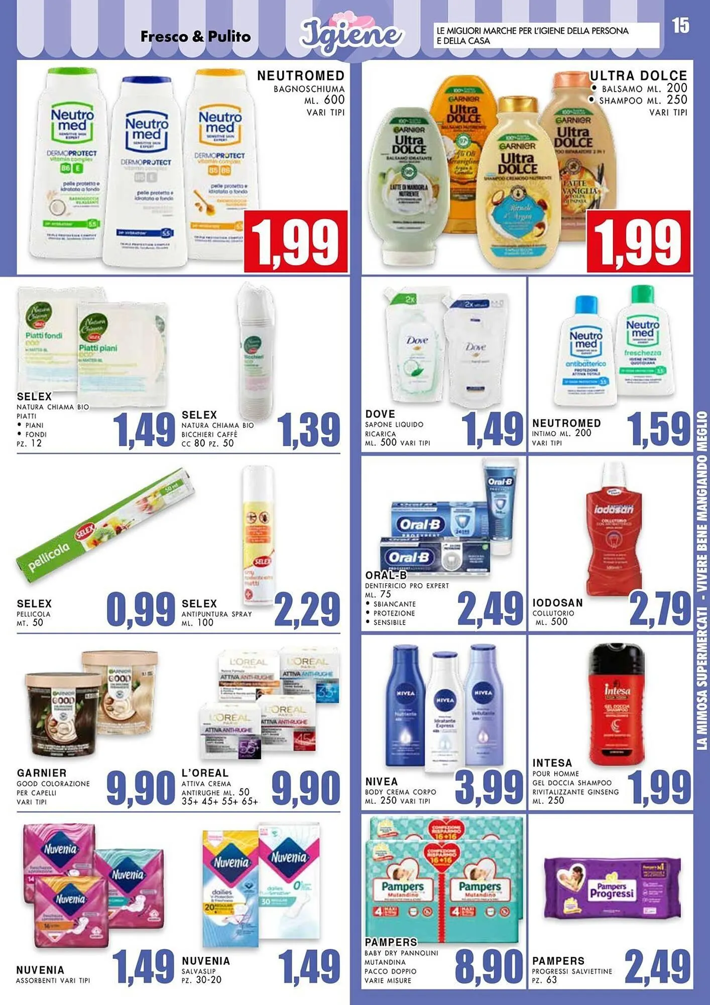 Volantino La Mimosa Supermercati da 30 giugno a 13 luglio di 2025 - Pagina del volantino 15