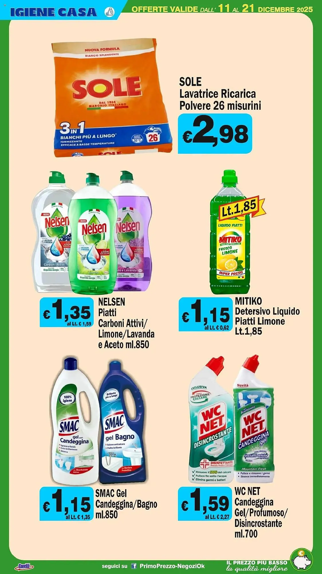Volantino Primo Prezzo da 11 dicembre a 21 dicembre di 2025 - Pagina del volantino 19