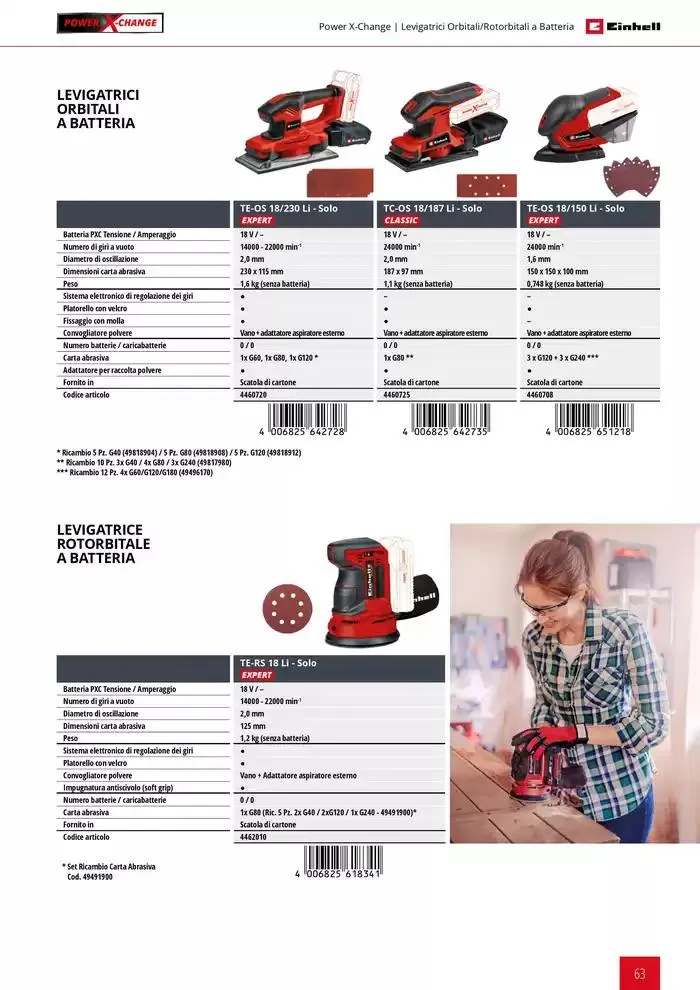 Elettroutensili 2025 da 11 febbraio a 31 dicembre di 2025 - Pagina del volantino 63