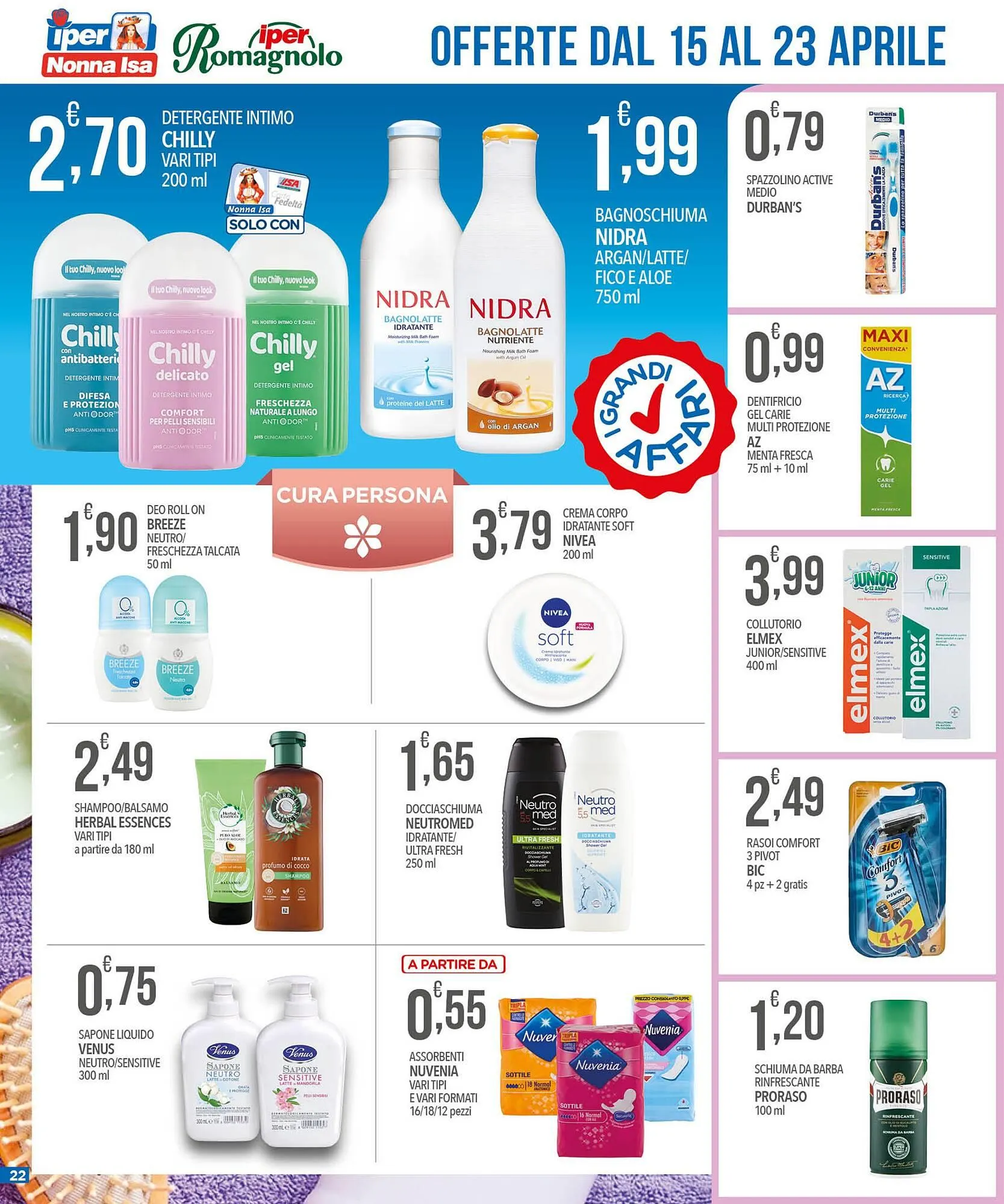 Volantino Iper Romagnolo da 15 aprile a 23 aprile di 2025 - Pagina del volantino 22
