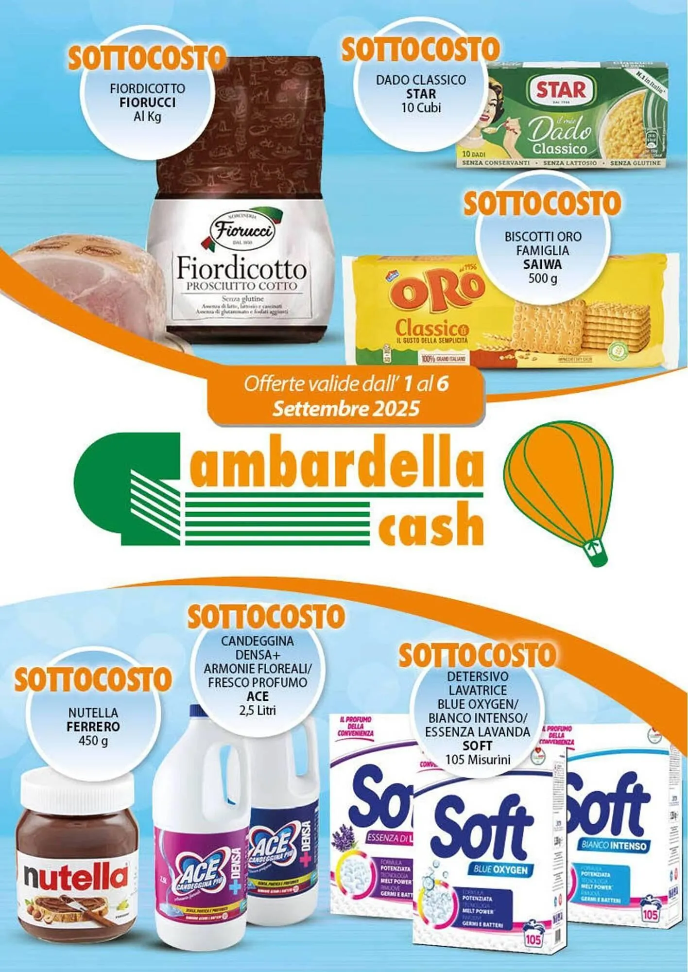 Volantino Gambardella Cash da 1 settembre a 6 settembre di 2025 - Pagina del volantino 1