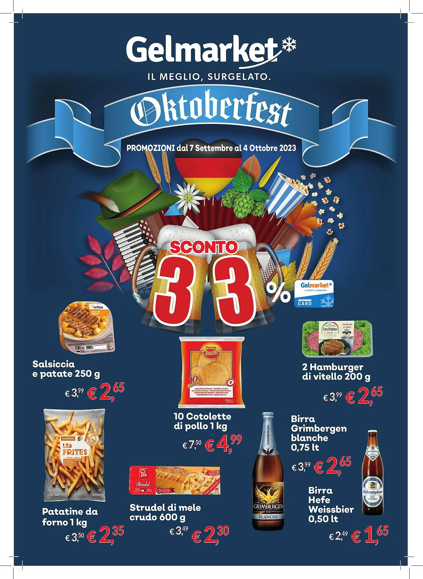 Volantino Gelmarket da 7 settembre a 4 ottobre di 2023 - Pagina del volantino 1