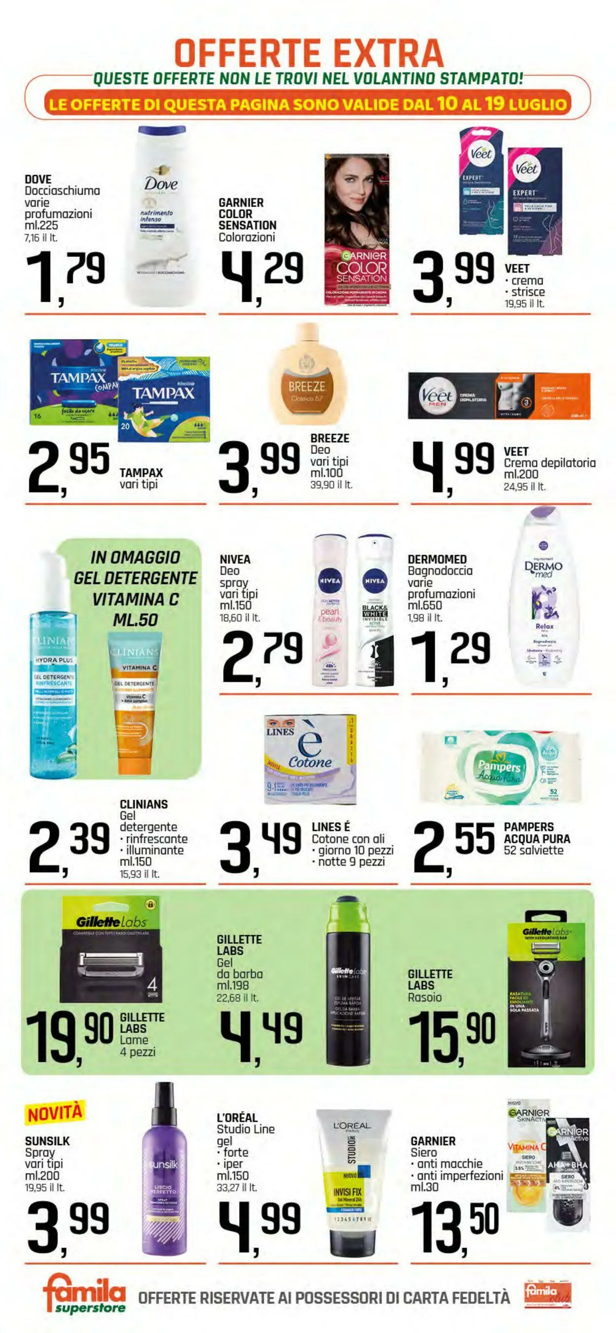 Famila Volantino attuale da 10 luglio a 19 luglio di 2025 - Pagina del volantino 25