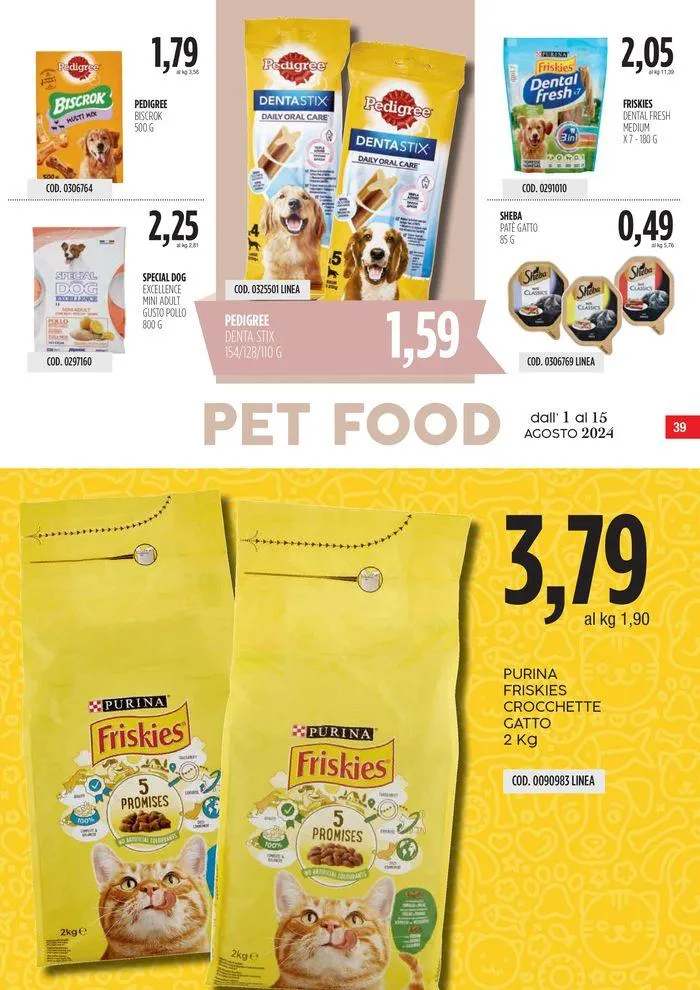 Carico Cash & Carry  da 1 agosto a 15 agosto di 2024 - Pagina del volantino 39