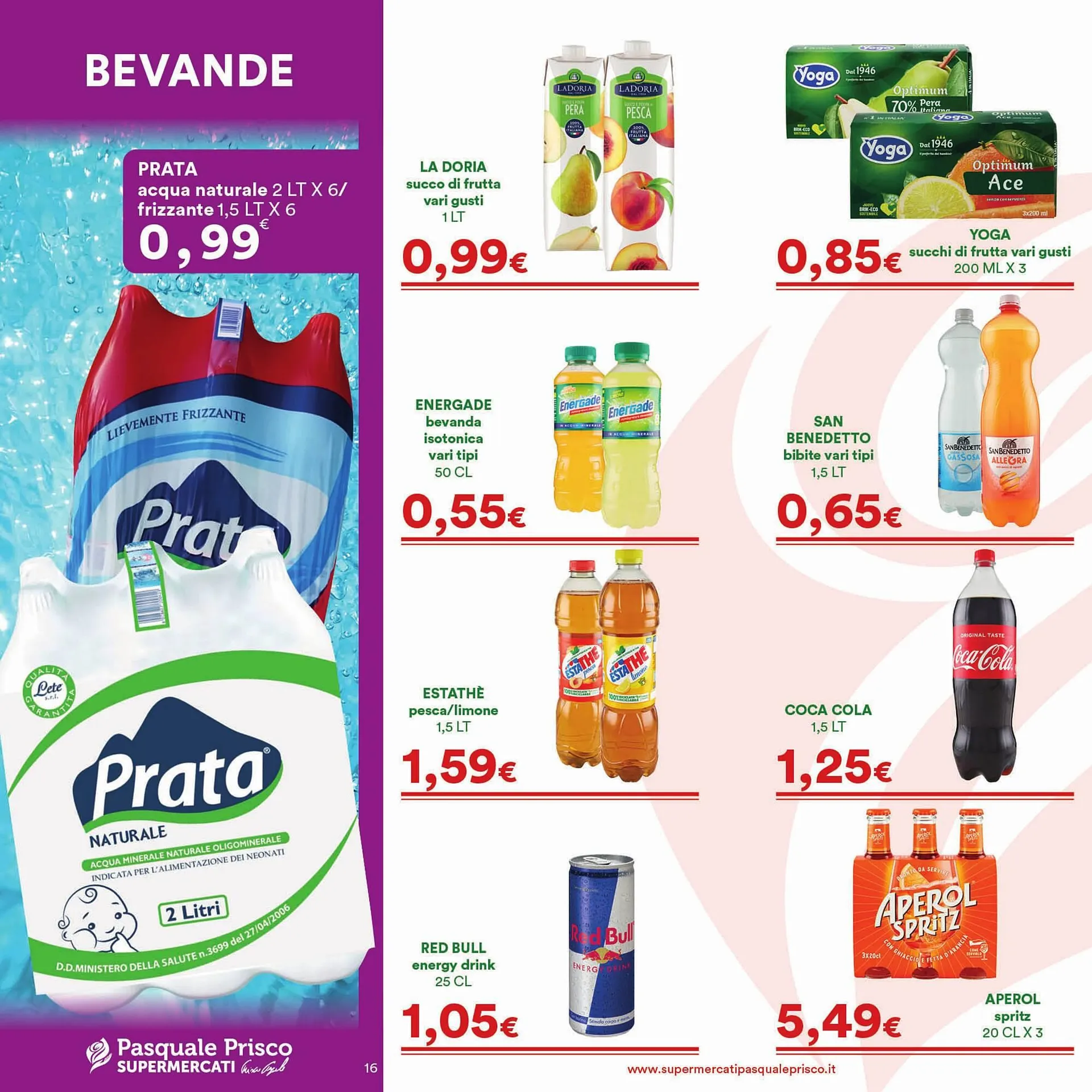 Volantino Supermercati Pasquale Prisco da 21 ottobre a 3 novembre di 2025 - Pagina del volantino 16