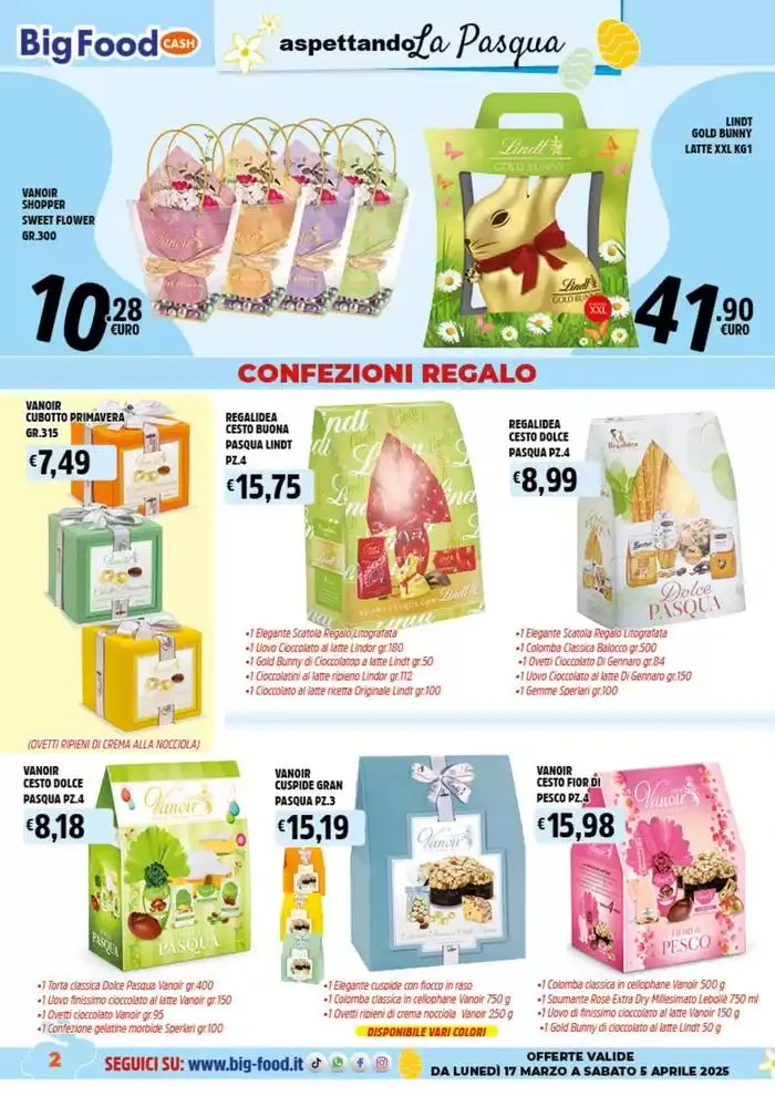 Aspenttando la pasqua da 17 marzo a 5 aprile di 2025 - Pagina del volantino 2