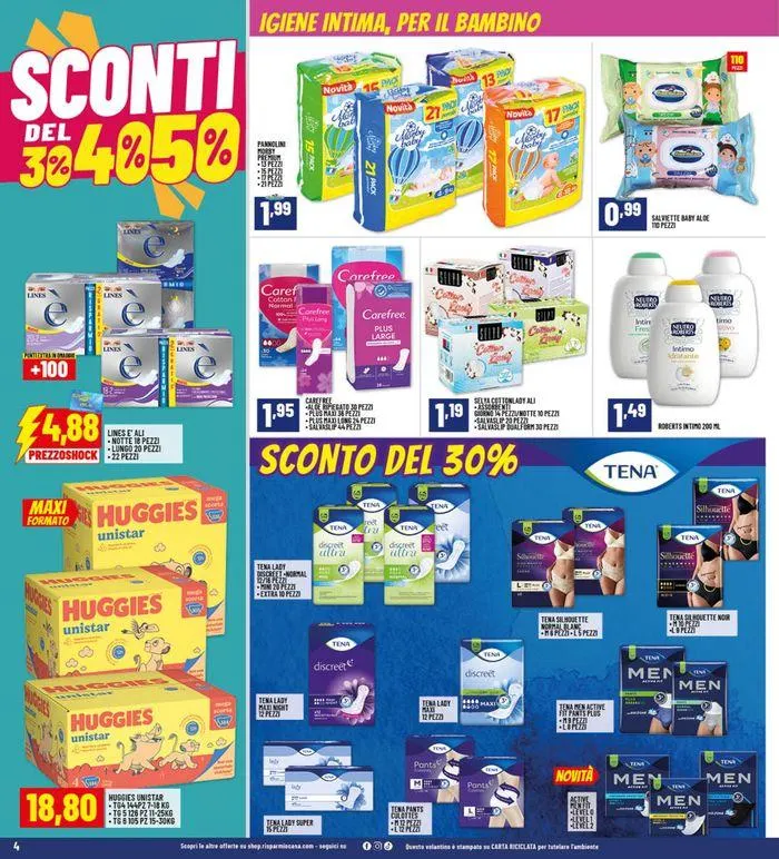 Sconti 30% 40% 50% da 26 settembre a 12 ottobre di 2024 - Pagina del volantino 4
