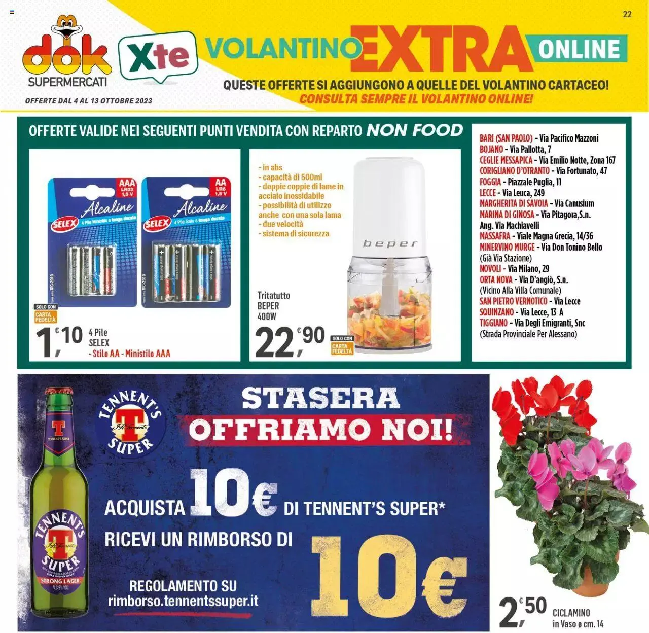 Volantino DOK da 4 ottobre a 13 ottobre di 2023 - Pagina del volantino 22