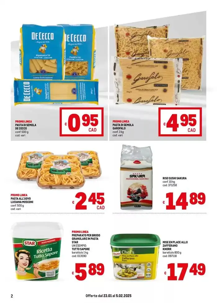 Offerte per te -Area 1 da 23 gennaio a 5 febbraio di 2025 - Pagina del volantino 2