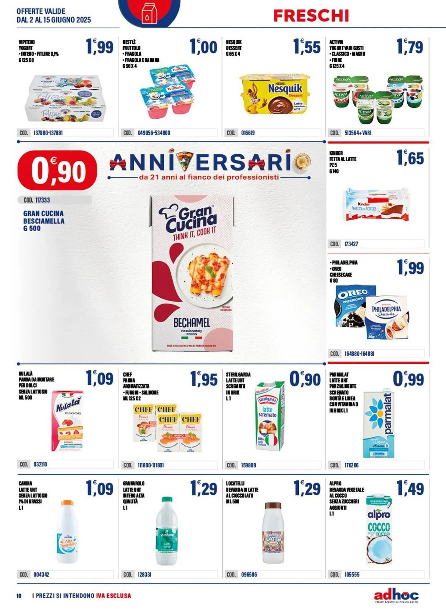 Volantino Adhoc da 2 giugno a 15 giugno di 2025 - Pagina del volantino 10