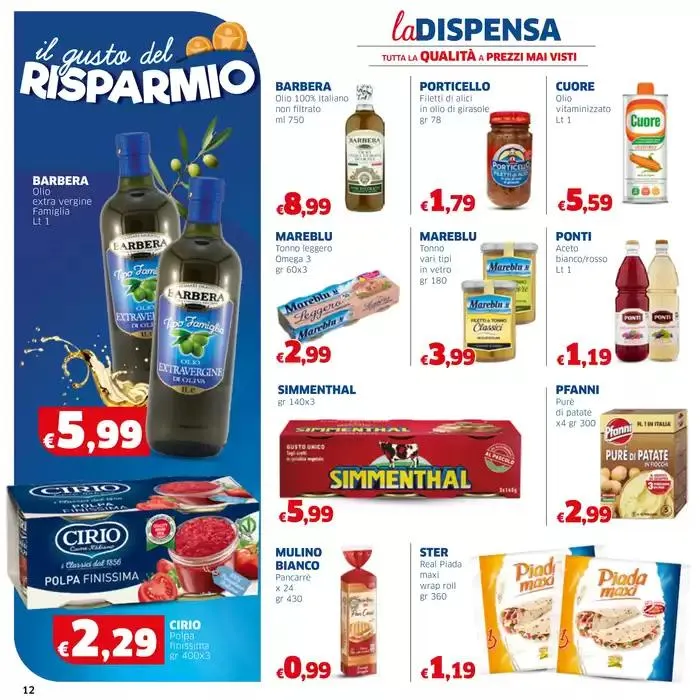 Il gusto del risparmio da 8 maggio a 21 maggio di 2025 - Pagina del volantino 12